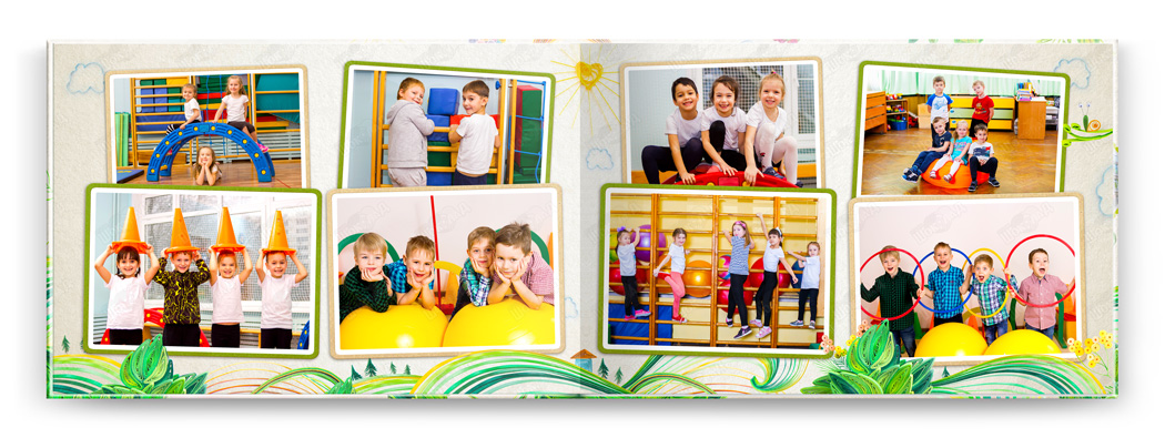 Выпускной альбом солнечный спортивный