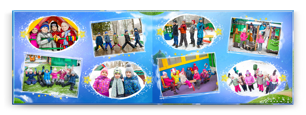 Выпускной альбом звездный прогулка