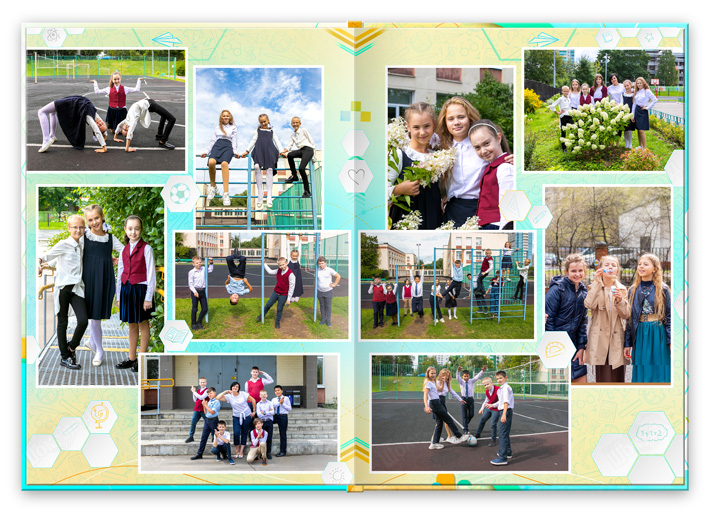 Книга выпускника красоты разворот - улица