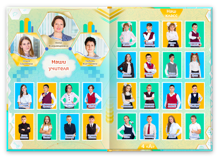 Книга Красоты, вариант Лайт+, разворот Виньетка