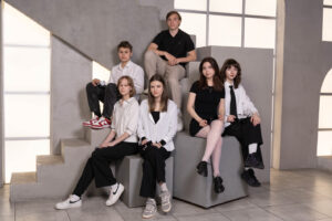 съемка на выпускные альбомы 9-11 класса в студии