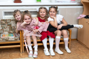 фотографирование на выпускной альбом для детского сада диван