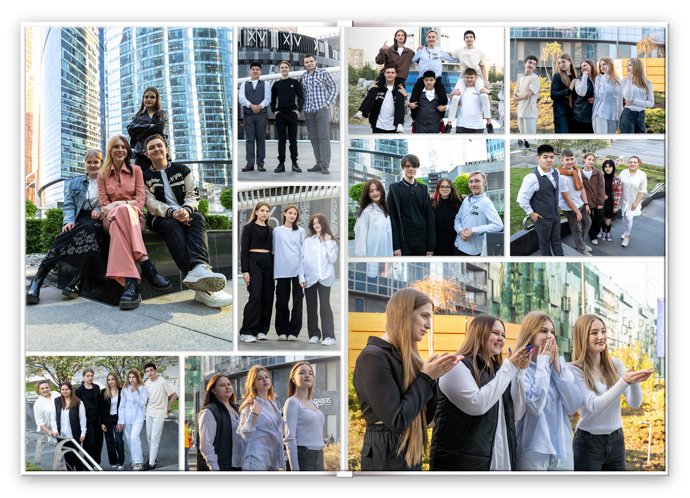 7 Фотоальбом выпускника Студия - локация Москва-Сити