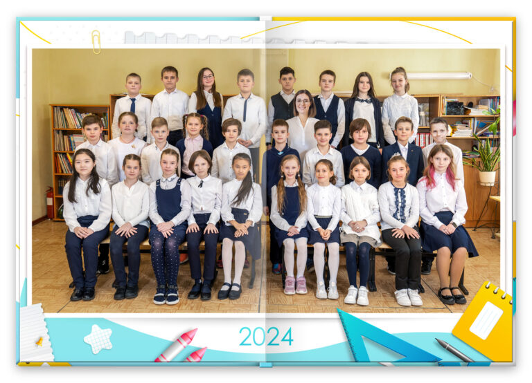 Книга Началка, вариант Лайт+, разворот Общее фото