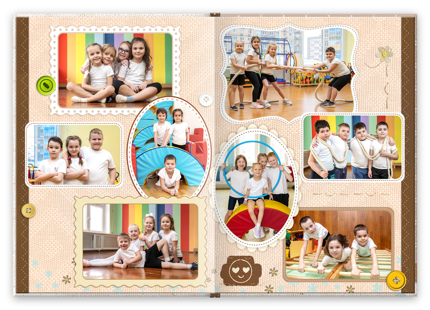 9б выпускная книга пуговки спорт 1