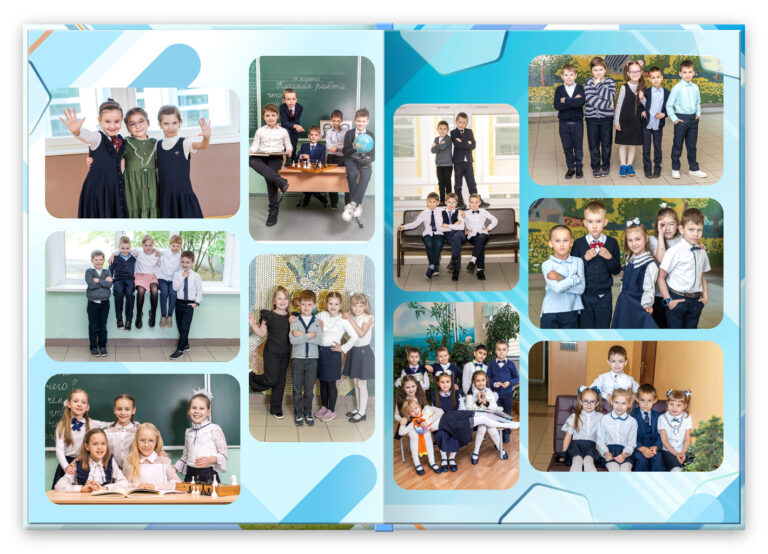 Книга Школа 1, вариант Лайт+, разворот Спортзал Лайт+