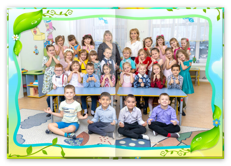 Книга Сказка, вариант Лайт+, разворот Общее фото