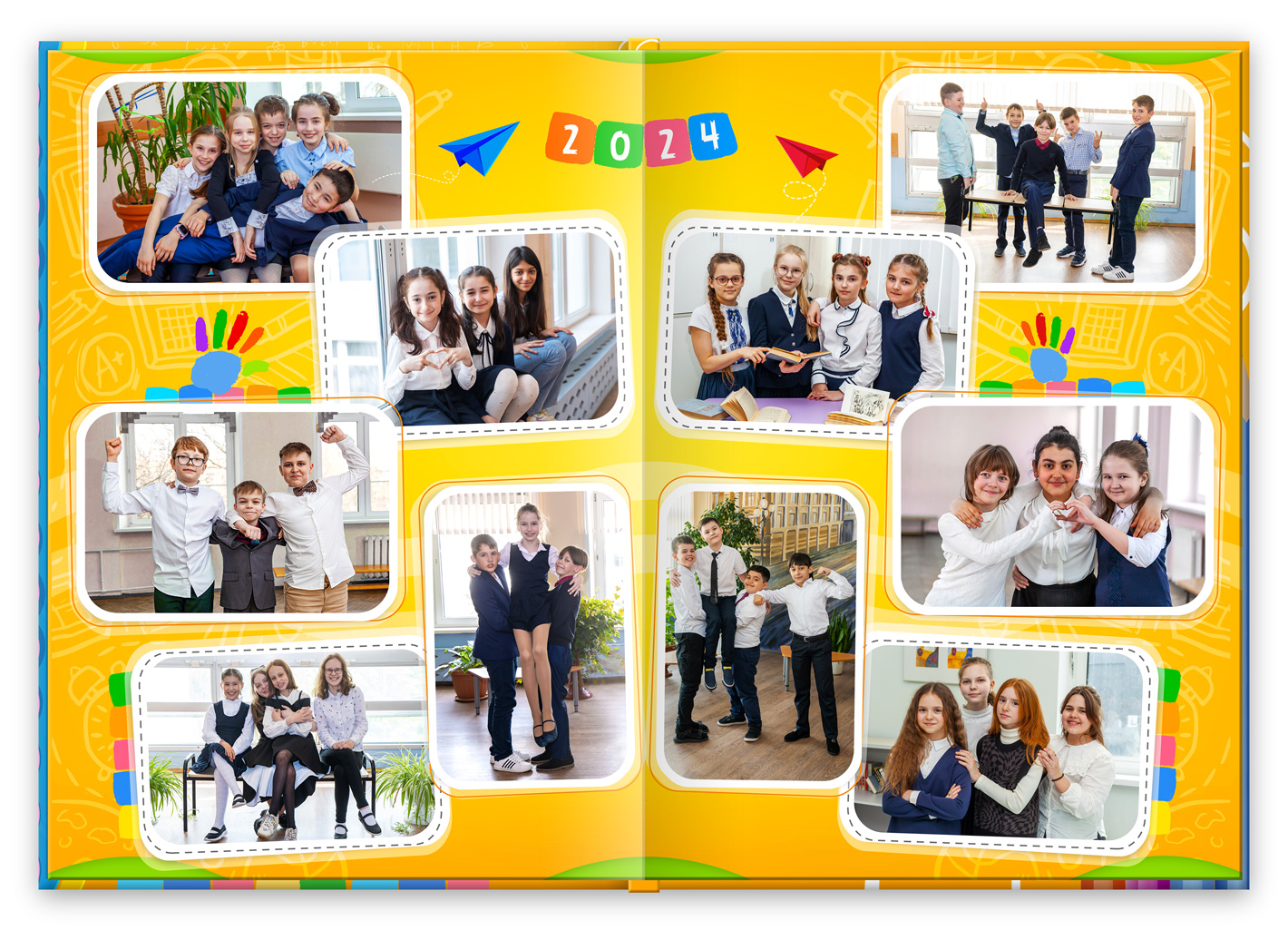 выпускной альбом для 4 класса оранжевое настроение (11)