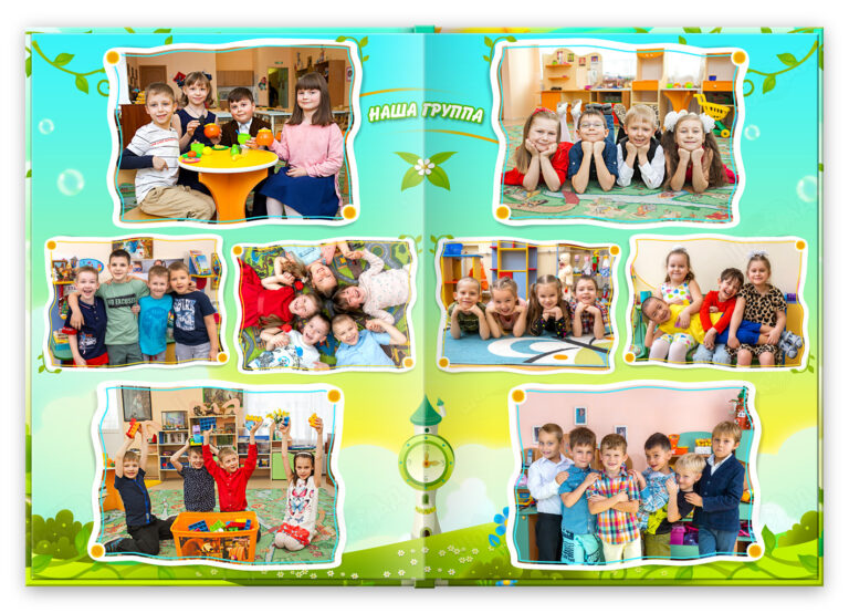 Книга Сказка, вариант Лайт+, разворот Группа Лайт 1