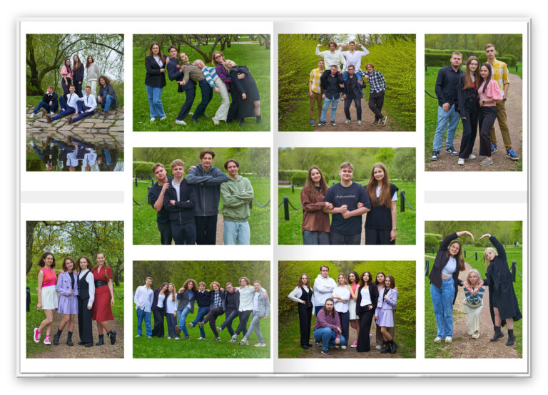 Книга Минимализм, вариант Лайт+, разворот Прогулка